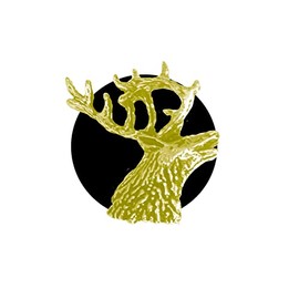 c32 Stag CHROME GOLD COLOURED English Pewter on an Air Freshener fits on a Vent Clip Kit Decoration