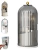 Concealed Toothbrush Holder, Rotating Bathroom Organizer Countertop, Toothbrush Holders with