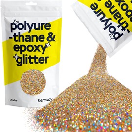 Glitter for Resin Gold Silver Holographic Metallic Crystals for Epoxy Craft Flakes Tumblers Wax Melt 100g / 3.5oz