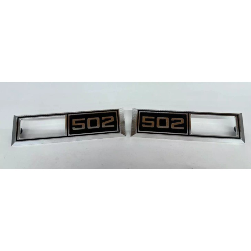 Knies Machine 1968 Chevelle Impala Nova '502' Emblem Marker Light