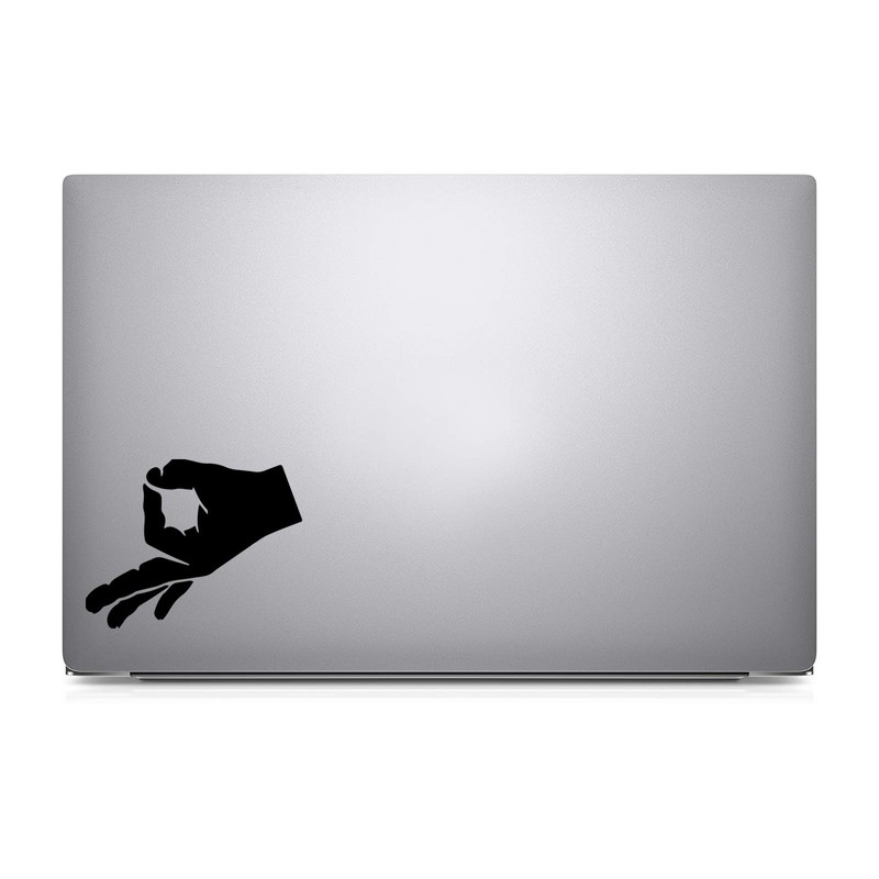 World Design Gotcha Hand Sign Notebook Car Laptop 5.5" (Black)