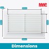 Map Plastic Louvre Air Vent with Flyscreen 9" x 6"