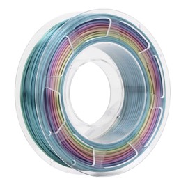 Garosa Silk Rainbow PLA Filament 1.75mm Shiny Gradient Color Change Rainbow Filament 3D Filament 3D Printing Consumables Multicolor