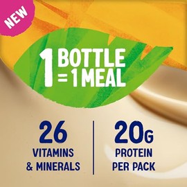 Alpro Meal To Go Vanilla Flavour, Ready-To-Drink Meal Replacement Drink,