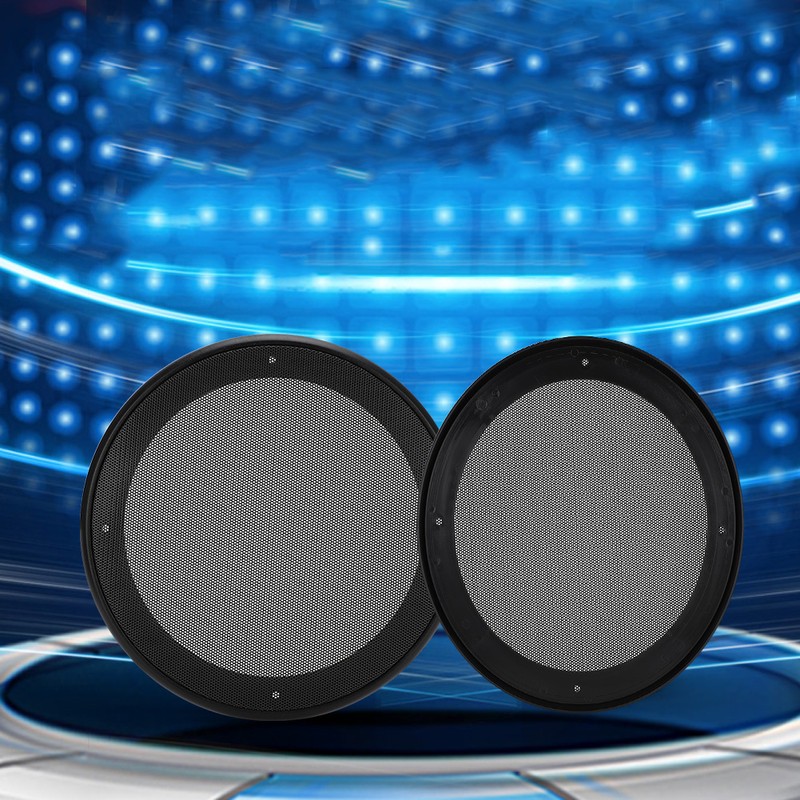 2 pcs 8 inch Audio Speaker Cover Decorative Circle Protective