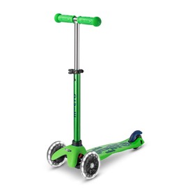 Micro Kickboard | Mini Deluxe LED | Three-Wheeled | Lean-to-Steer Swiss-Designed Micro Scooter | Motion-Activated Light-Up Wheels | Toddlers & Children Ages 2-5