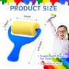 Tenceur 50 Pcs Foam Paint Roller 3", Small Sponge Roller