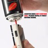 Copmotds Butane Lighter with Keyhole, 2 Pack Double Jet Flame