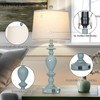 Cinkeda 27.5" Coastal Table Lamp for Living Room Set of