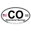 US Decal, Inc. Steamboat Springs, Colorado Oval Sticker