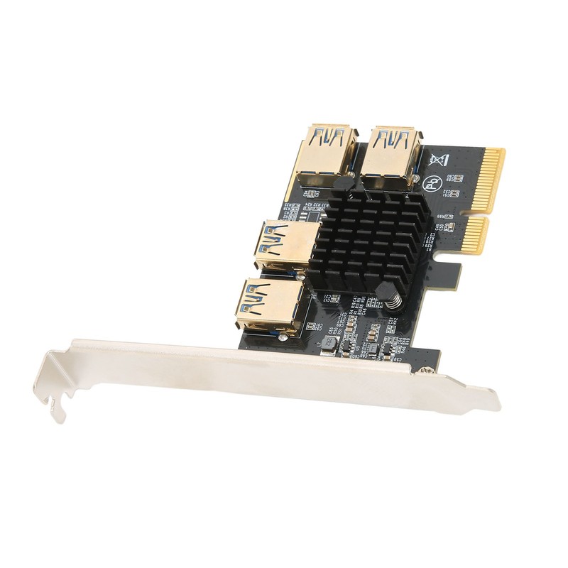 PCI‑E Riser Card PCI‑E X4 1 to 4 PCI Express