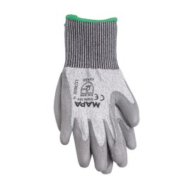 Mapa - Cut protection - Gardening gloves with polyurethane coating and fitted cuffs - Protection and flexibility for handling sharp tools - 1 pair - Size XL