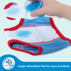 FLYISH DIRECT Potty Training Pants, Boys Training Pants 6 years, 100% Cotton Toddler Training Pants Cartoon, 4 Packs