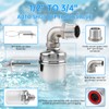 2Pack Water Float Valve 1/2" to 3/4'' 1'' Automatic Water