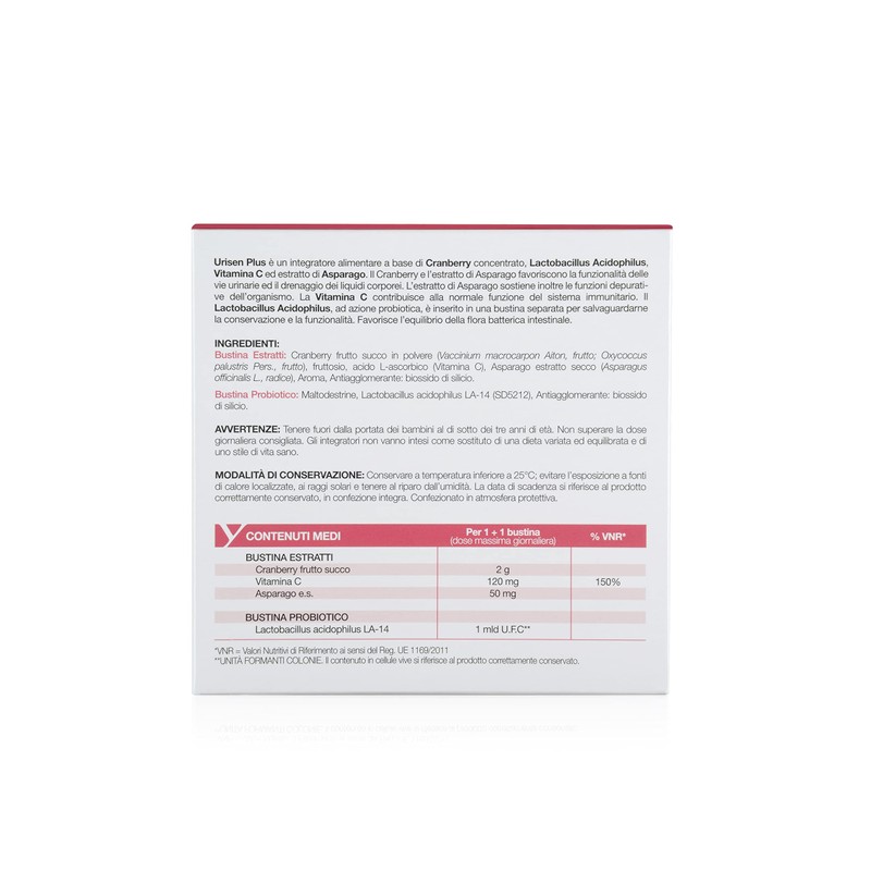 Syrio Integratori Alimentari, Urisen Plus Integratore alimentare con Cranberry e