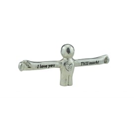 Pirantin I Love You This Much Figure - 21st Anniversary Unique Gift for Husband or Wife (ilytm21)