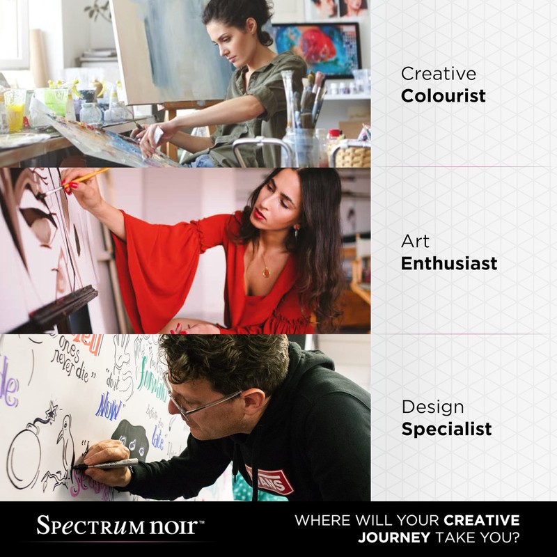 Spectrum Noir Blend Triblend Blendable Alcohol Marker 3 Colours in