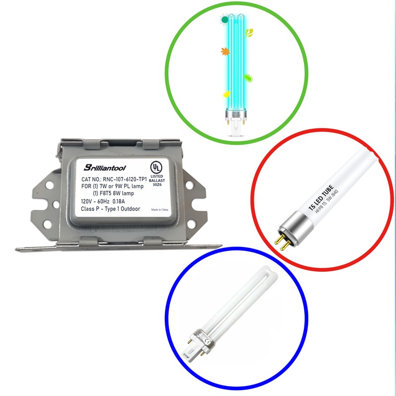 Brilliantool Replacement for Magnetic Ballast 120V Magnetic Ballast - for