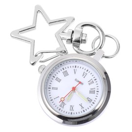 Healeved Portable Nurse Pocket Watch Luminous Pointer Vintage Style Clip Watch for Nurses and Easy to Read for Nursing Friends