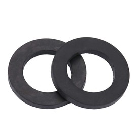 Hilitand 12pcs Washer Ring Shower Rubber Flat Rubber Washers O-Ring Washer Seals Gasket Faucet Water Pipe Replacement 1/2 inch, 3/4 inch, 1 inch (1inch)