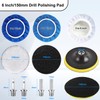 6 Inch (150mm) Car Drill Polishing Pad Kit, 19Pcs Car