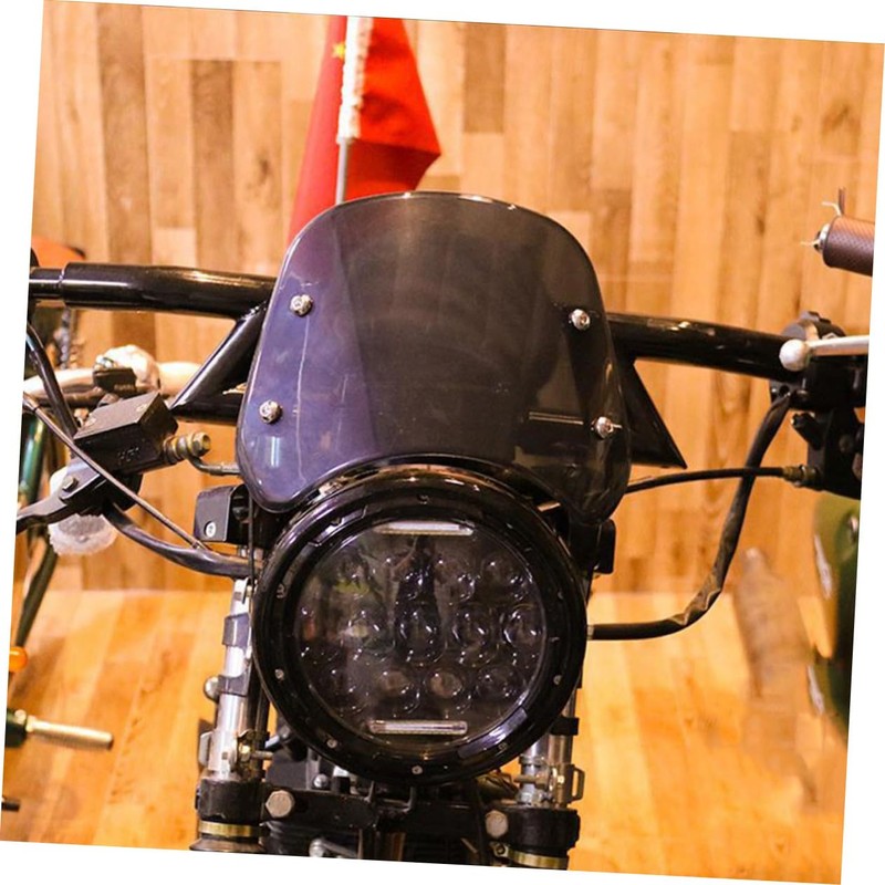 ULTECHNOVO Motorbike Windshield Wind Deflector Motorcycle Windscreen for Enhanced against