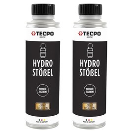 TECPO 2 x Hydro Tappet Ester Additive, 300 ml - For Eliminating Disturbing Rattling Noises