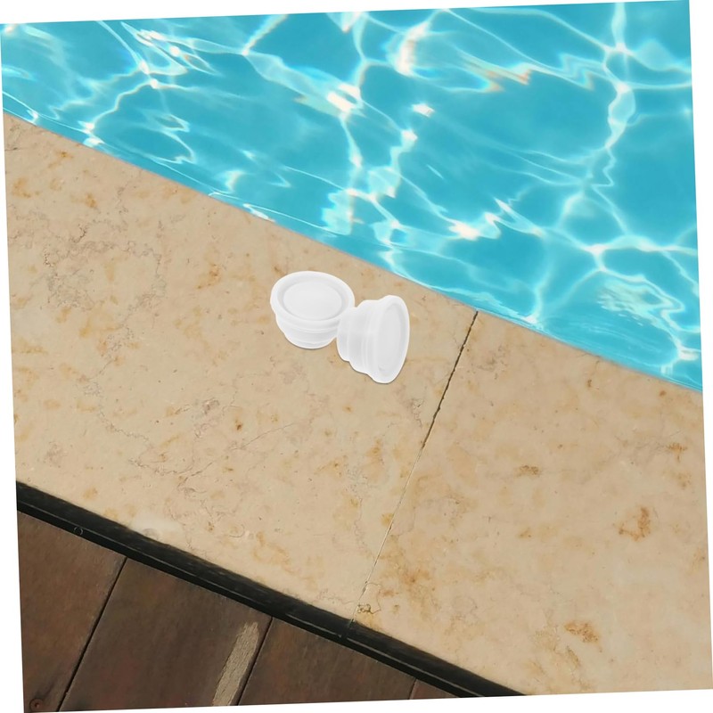 IWOWHERO Pool Ladder Bumper Caps 2 Pack Durable End Caps