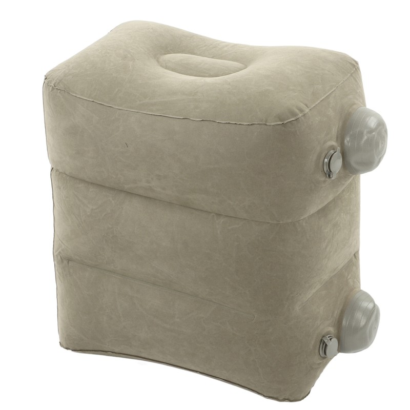 Inflatable Foot Rest Promote Blood Circulation Relieve Fatigue PVC Flocking