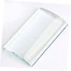 BIUDECO Glass Lash Pallet Ruler Glue Pad Groove for Salon