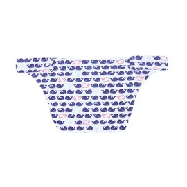 Grime to protect your skin ☆ Bib Dog Drool Cover [Whale] ☆ Fluffy Double Gauze/100% Cotton #
