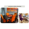 Xundefeng Soft Velvet Dining Chair Covers for Dining Room Set