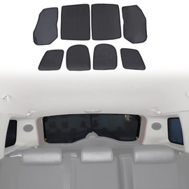 Car Window Shades Compatible with Toyot@ FJ Cruiser 2007-2021，Front Rear Sun Shade Breathable Block UV Rays Privacy Screen Reduce Glare Protection Curtain Sunshades (Whole car)
