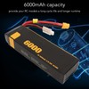 3S Lipo Battery 60C 11.1V 6000mah Impact Resistant Long Life
