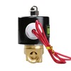 U.S. Solid 3/8" Electric Solenoid Valve 24VAC Air Water Fuel