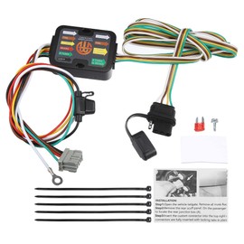 A ABSOPRO 1 Set Trailer Wiring Harness Wiring Kit 56161 4 Pins