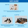 BECROWM Dog Cooling Mat Self Coolings Foldable Cooling Pad for