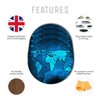 Destination Vinyl 4 Set - World Map Earth Travel Fun