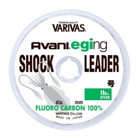 VARIVAS Avani Eging Shock Leader, Fluorocarbon 98.4 ft (30 m), No. 2 (8 lb.over)