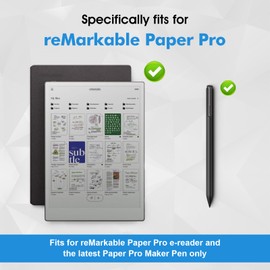 Anti-Glare PET Matte Paper Feel Screen Protector Film fits for reMarkable Paper Pro,Scratch-Resistant,Smoothing Writing Experience