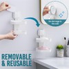 TAILI Suction Cup Soap Dish Vacuum Suction Soap Holder, Double-Layer