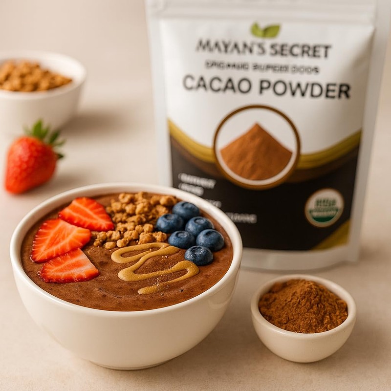 Mayan’s Secret - Organic Cocoa Powder Unsweetened Raw Cacao Powder