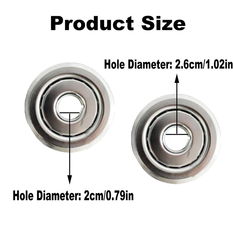 1Pcs Fire Sprinkler Cover Adjustable Escutcheon Ring Semi-Recessed Decorative Plate