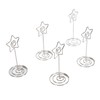 20PCS Desk Memo Clips Table Number Holder Star Shape Metal