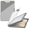 Clipboard with Storage,Cleaview Clip Boards 8.5x11,with 2 Storage Case, Heavy
