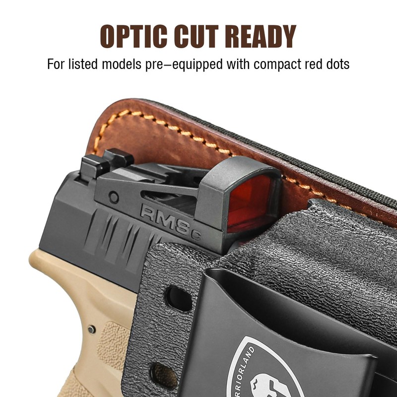 WARRIORLAND IWB Hybrid Holster, Fits for Springfield Hellcat Pro &