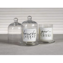 Zodax Gardenia Scented Glass Dome Jar Candle, 1 EA, Clear