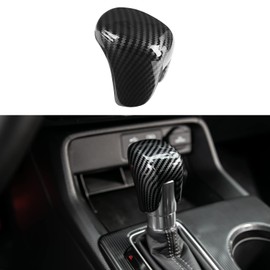 CKE for Honda Civic 2022 2023 2024 2025 for Honda CRV HRV 2023 2024 2025 for Honda Accord 2018-2024 2025 Accessories Car Center Console Gear Shift Knob Cover Trim Cap -Black Carbon
