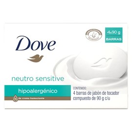 Dove Neutro Sensitive Jabón de tocador compuesto 4x90g