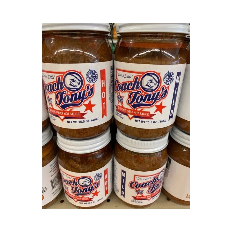 Coach Tony's Beef Hot Sauce